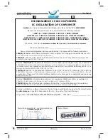 Preview for 8 page of GENTILIN CLINIC 3/24 Instruction Manual