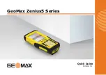 GeoMax Zenius5 Series Quick Manual preview