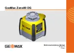 Preview for 213 page of GeoMax Zone80 DG Quick Manual