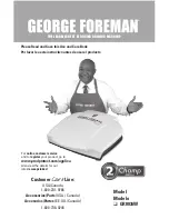 George Foreman GR0036B Use And Care Manual preview