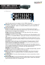 Preview for 10 page of geratech EGE-MSI-16416 Manual