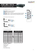 Preview for 11 page of geratech EGE-MSI-16416 Manual