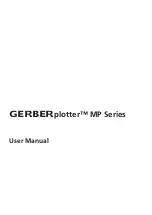 Preview for 3 page of Gerber Technology GERBERplotter MP Series User Manual