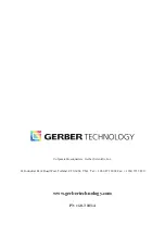 Preview for 184 page of Gerber Technology GERBERplotter MP Series User Manual