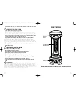 Preview for 2 page of Germ Guardian EV9102 Use & Care Instructions Manual