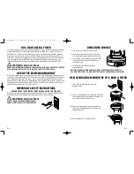 Preview for 3 page of Germ Guardian EV9102 Use & Care Instructions Manual