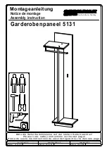 Preview for 1 page of Germania Garderobenpaneel 5131 Assembly Instruction Manual