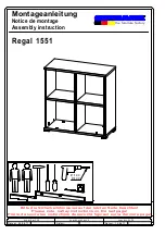 Preview for 1 page of Germania Regal 1551 Assembly Instruction Manual