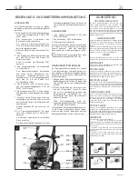 Preview for 21 page of Gerni G3P Operating Manual