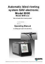 Gesipa 8000 eco Operating Manual preview