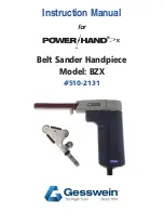 Gesswein Power Hand 2X BZX Instruction Manual preview