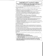 Preview for 2 page of Gevalia CM100B Care And Use Instructions Manual