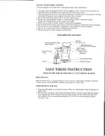 Preview for 3 page of Gevalia CM100B Care And Use Instructions Manual