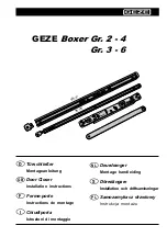 GEZE Boxer Series Installation Instructions Manual preview