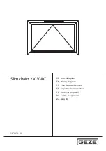 GEZE Slimchain 230V AC Wiring Diagram preview