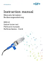 Preview for 1 page of GF MSE 63 Instruction Manual