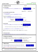 Preview for 2 page of GFI System SYNESTHESIA Quick Start Manual