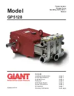 Preview for 1 page of Giant GP5128 Operating Instructions Manual