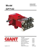 Preview for 1 page of Giant GP7142 Operation Manual