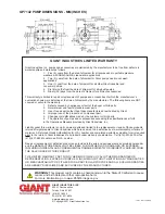 Preview for 8 page of Giant GP7142 Operation Manual