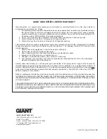 Preview for 12 page of Giant GP7150A Operation Manual