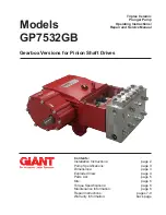 Giant GP7532GB Operating Instructions Manual preview