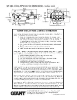 Preview for 12 page of Giant MP4130-3100 Operating Instructions Manual