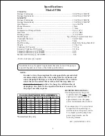 Preview for 4 page of Giant P205 Repair and Operating Instructions/ Repair And Service Manual