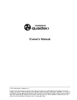 Preview for 3 page of Gibbs quadski Owner'S Manual