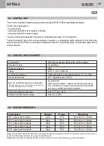 Preview for 17 page of GiBiDi DPT280 Fitting, Operation And Maintenance Instructions