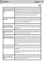 Preview for 31 page of GiBiDi DPT280 Fitting, Operation And Maintenance Instructions