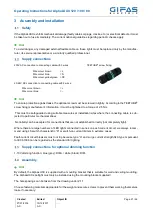 Preview for 21 page of Gifas AlphaLUXX 100 Operating Instructions Manual