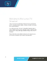 Preview for 2 page of Gigafast Lumos TV Streamer Quick Start Manual