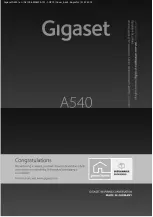 Preview for 80 page of Gigaset A540 Manual