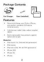 Preview for 2 page of Gigaware Gigaware 12-493 User Manual