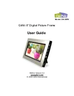 GiiNii 8" Digital Picture Frame User Manual preview