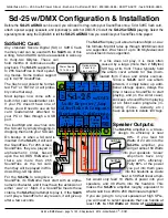 Preview for 7 page of Gilderfluke & Co Sd-25 w/DMX Manual