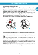 Preview for 8 page of Gilis BebeStars Magic isofix 942 User Manual