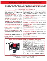 Preview for 5 page of Gillette PORTABLE GENERATORS Owner'S Manual