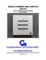 Preview for 1 page of Girard Systems 98GC229 Installation Manual