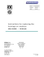 GIRBAU H5020 Instructions Manual preview