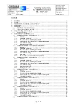 Preview for 2 page of GISMA 10 Series Handling Instructions Manual