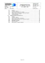 Preview for 3 page of GISMA 10 Series Handling Instructions Manual