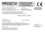 Preview for 2 page of GIULIANO S 551 XL A Use And Maintenance Instructions