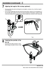 Preview for 7 page of Glacier bay 67730W-6101 Installation And Care Manual