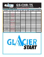 Preview for 8 page of Glacier Start GLC-GS-CHR-T5 Installation Manual