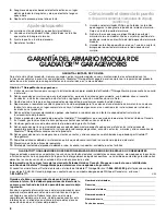 Preview for 8 page of Gladiator GAWG302DMH00 Assembly Instructions Manual