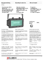 Glamox GFX Series Operating Instruction preview