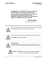 Preview for 3 page of GLD Products 42-0001 Replacement Parts Manual