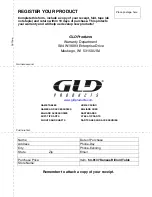 Preview for 15 page of GLD Products 64-0147 Manual